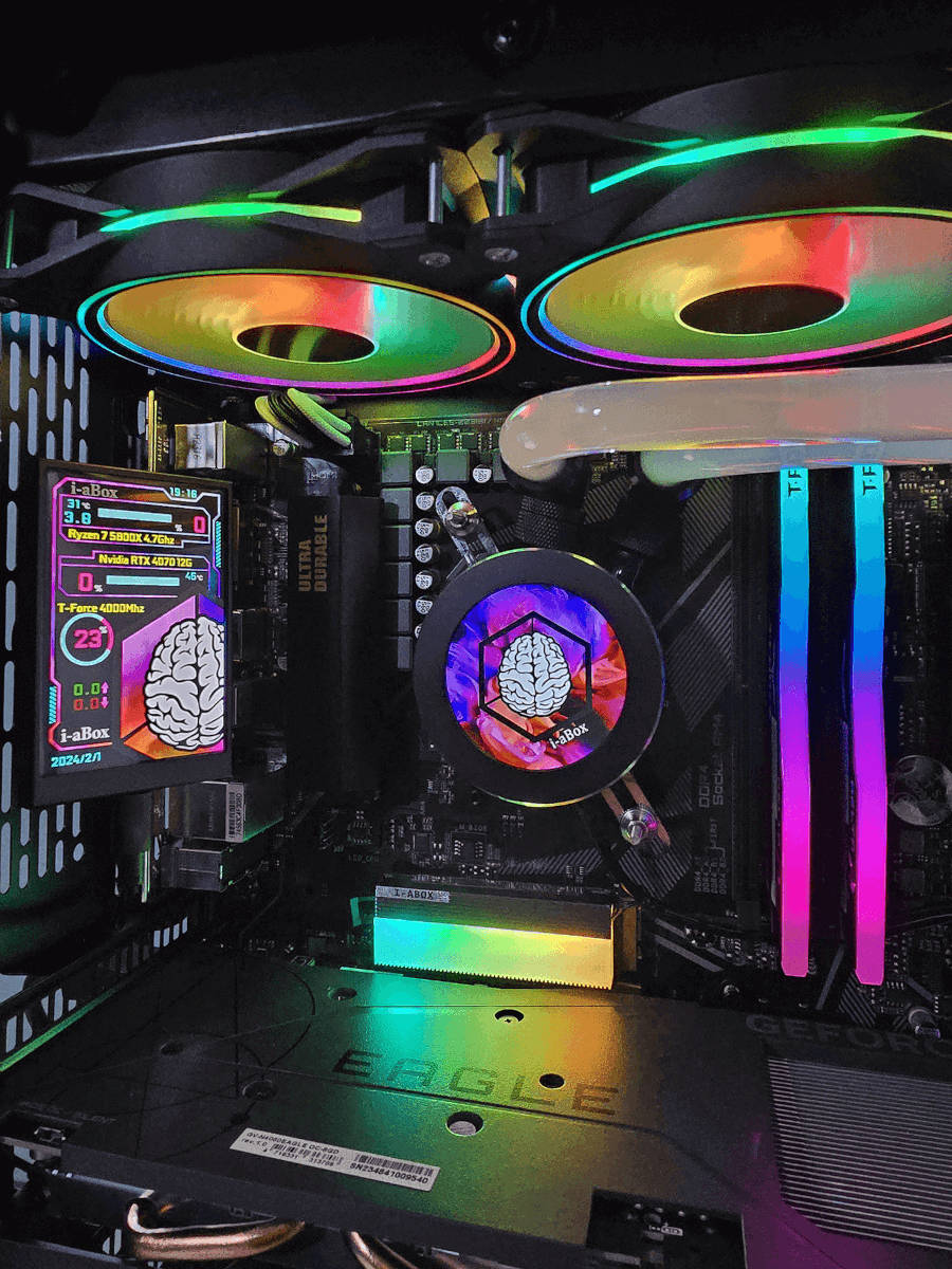 Εσωτερικό i-aBox gaming ηλεκτρονικού υπολογιστή